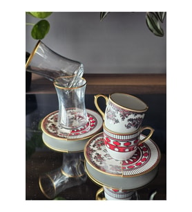 KONYAX APOLLO 2 KİŞİLİK KAHVE VE ÇAY SETİ