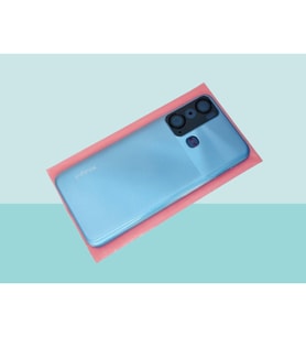 Infinix HOT 20İ Uyumlu FULL KASA Arka Kapak Batarya Kapağı - MAVİ