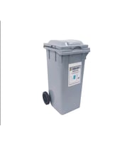Hipaş Plastik - 120 Lt. Tekerlekli Enfekte Atık Kovası (480x530x990 mm) - ÇK-400 EA