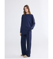 LCW EVERYDAY Lacivert Soft Touch Oversize Kadın Sweatshirt