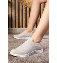 Günlük Unisex  Sneaker Kolay Giyilebilir Hava Alabilen Hafif Rahat Taban Esnek Spor Ayakkabı 2023 (Buz)