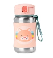 Zoo Pipetli Paslanmaz Çelik Suluk 350 ml Kedi