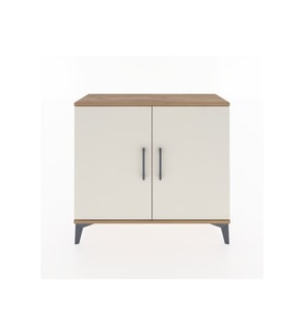 Arges Şifonyer Tek Raflı 2 Kapaklı 88x30x80 Çam-Aytaşı