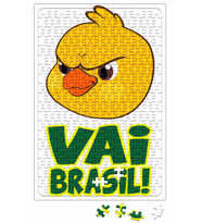 Pistolinha Vai Brasil Puzzle 240 Parça Yapboz