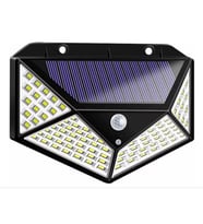 Solar Hareket Sensörlü Duvar Lambası 100 Led