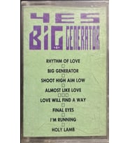 (Plak Değildir KASET tir) Kaset Yes Big Generator Kaset