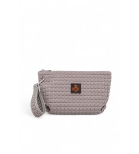 Bilik Deri Scuba Gri Kadın Portföy & Clutch Çanta YELİZ