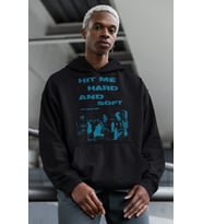 Billie Eilish Hit Me Hard And Soft Baskılı Unisex Oversize Şarkıcı Hoodie