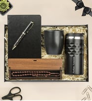 Premium Defter,Kalem,Fincan,Kuka Tesbih Ve Termos Hediye Seti