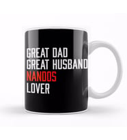 Great Dad Great Husband Nandos Lover Kupa Bardak Porselen