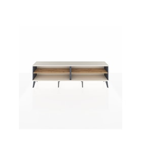 Arges TV Ünitesi 2 Raflı  176x30x51 Antrasit-Aytaşı/Çam