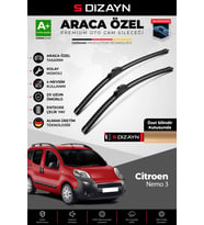 Citroen Nemo Ön Cam Silecek Seti 2008 Üzeri Premium Araca Özel 65-48 Cm A+ Kalite