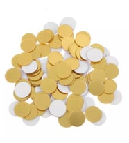 Dekor Süs Yuvarlak AYNA GOLD 100x adet Pleksi Dekoratif Ayna 3*3cm
