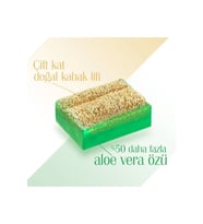 Doğal Kalıp Sabun 150gr - Aloe veralı Kabak Lifli