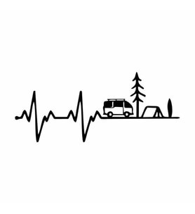 Ritim Karavan Sticker Siyah 20x10 CM (Siyah-Siyah)