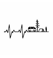 Ritim Karavan Sticker Siyah 20x10 CM (Siyah-Siyah)