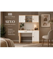 SEVO KİTAPLIKLI ÇALIŞMA MASASI