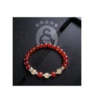 Doğaltaş Galatasaray Sitrin ve Akik Taşı Bileklik