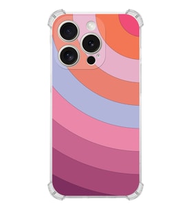 PrintiFy Apple iPhone 15 Pro(Kamera Korumalı) Uyumlu Köşe Korumalı Renk Cümbüşü F Kılıf