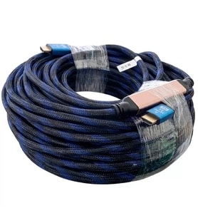 Örgülü Çipsetli + Çift Filtreli 40 Metre Hdmı Kablo