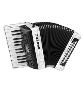 Hohner A16952 Bravo II 60 Akordiyon (Beyaz)