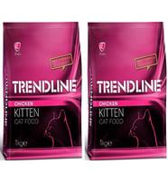 Trendline Kitten Tavuklu Yavru Kedi Maması 1 Kg 2 Adet