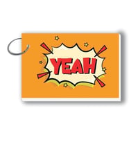DEFFTER JUST TEK HALKALI KARTON KAPAK BLOKNOT 7.5x10.5cm ÇİZGİSİZ (DÜZ) NOTLUK DEFTER 100 YP.-  YEAH