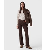 LCWAIKIKI Classic Kahverengi Flare Kadın Jean Pantolon