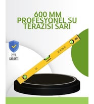 Hassas Ölçüm Sağlayan 600 mm Sarı Su Terazisi