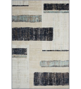 Eliana Home Baskılı, Yıkanabilir Kaymaz Taban Salon Halısı LNA1793 100x150 cm (Siyah)
