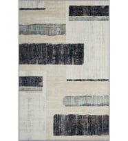 Eliana Home Baskılı, Yıkanabilir Kaymaz Taban Salon Halısı LNA1793 100x150 cm (Siyah)
