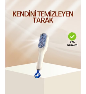 Pratik Mekanizmalı Saç Tarağı – Kendi Kendini Temizler, Taşınabilir