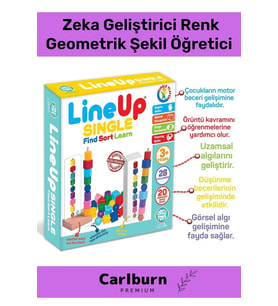 Özel Üretim Zeka Geliştirici Renk Geometrik Şekil Öğretici Çocuk Lineup Sıngle Bul Sırala Öğren