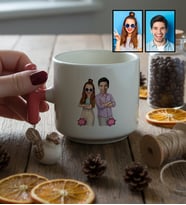 Kişiye Özel Karikatürlü Mühemmel Kardeşler T Kupa Doğum Günü Hediyesi