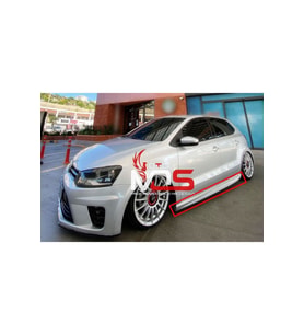VW POLO 6R AERO MARŞPİYEL TAKIM FİBERGLASS BOYASIZ