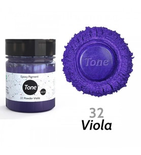Resinin Tone Powder Viola Epoksi Toz Sedef Renk Pigmenti 100 ml
