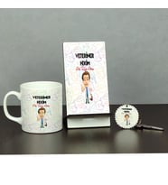 Veteriner Hekim Üçlü Set (Kupa + Telefon Standı + Anahtarlık) 003