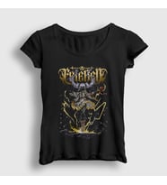 Presmono Kadın Siyah Poster Anime Manga Frieren T-Shirt 533569tt