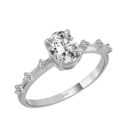 Toplam 0,80 ct Oval Kesim Pırlanta Tektaş Yüzük 0747R0096