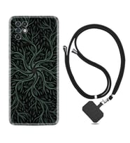 INFINIX Note 11 Pro Note 10 Hot 9 Play Kılıf Boyun Askılı Silikon Sarmaşıklar 1675