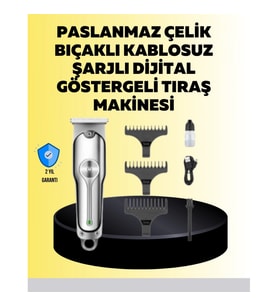 Mey İthalat® Metal Gövdeli Saç Sakal Kesme Makinesi – Hassas Kesim İçin