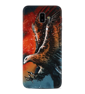 Samsung J6 Plus J7 Prime J7 Pro M20 Kılıf Desenli Silikon Kartal Uçarken 1718