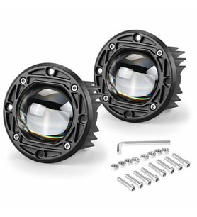 Off-Road Sis Lambası-Beyaz/Amber 20W 12-24V / Lass326 (Karışık)
