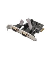 Digitus 2 Port Seri PCI Express Kartı, 2 x Seri (DB9 erkek), ASIX99100 chipset'li, Low Profile braket'li
Digitus Serial I/O RS232 PCIexpress Add-On card 2-port, incl. low profile, chipset: ASIX99100