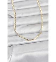 Pilelistore  CM 14K Gold Renk Gemici Zincir Model 60 cm Kadın Kolye
