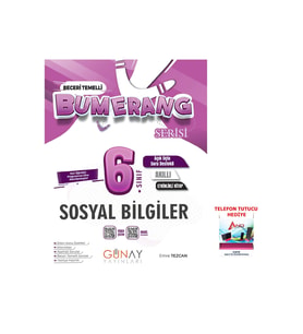 Günay Yayınları 2025-2026 6. Sınıf Sosyal Bilgiler Bumerang Konu Anlatımlı Gelişmiş Yeni Nesil Güncel Müfredat (Çok Renkli)