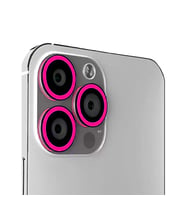 Binano Iphone 12 Pro Max Fosforlu Pembe Kamera Koruyucu