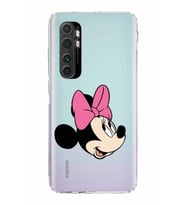 Xiaomi  Mi Note 10 Lite  Kamera Korumalı Kapak Minnie Mouse Tasarımlı Şeffaf  Kılıf