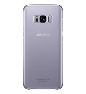 Galaxy S8+ ile Uyumlu Şeffaf Koruyucu Kılıf Mor EF-QG955CVEGWW