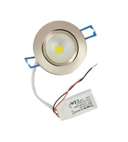 3 WATT LED SPOT TRAFOLU SATEN KASA BEYAZ IŞIK (YCE-N3) ( 2 ADET ) (Karışık)